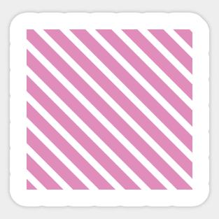 Pink Stripes Pattern Sticker